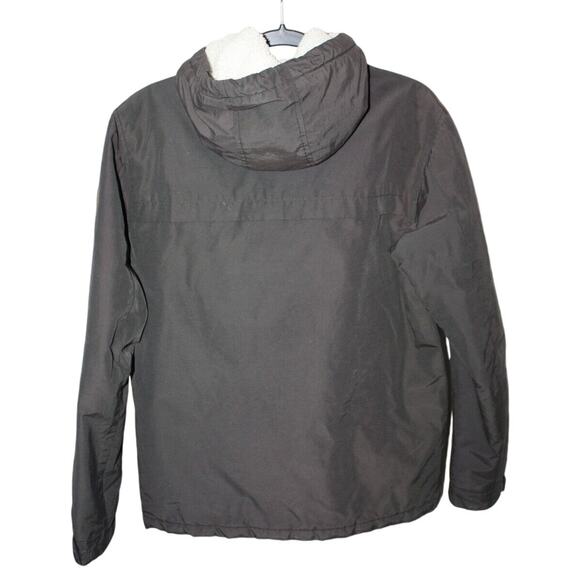 Quiksilver Men's Small Winter Outer Wear Jacket Water Resistant Gray Hooded - Picture 2 of 7